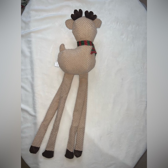 Paw Yeah Christmas Reindeer Dog Toy Long Plush Squeaker & Crinkle NWT - Picture 5 of 5